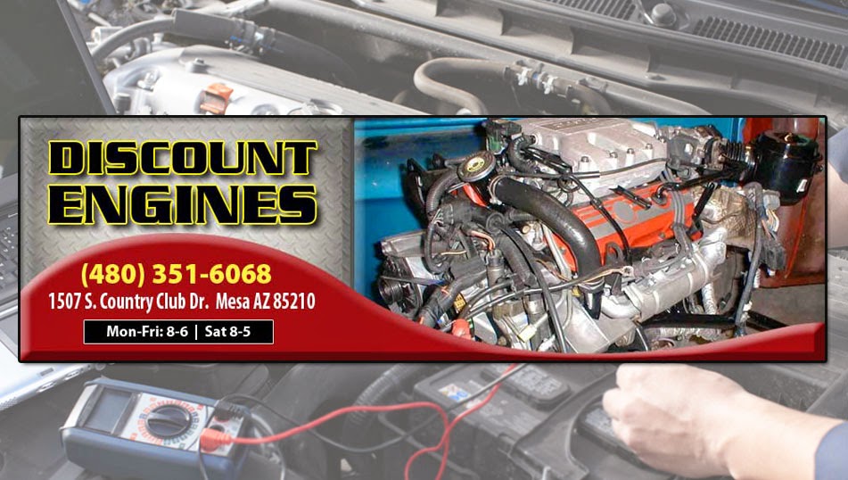 Discount Engine Exchange | 1507 S Country Club Dr, Mesa, AZ 85210, USA | Phone: (480) 351-6068