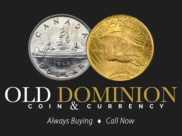 Old Dominion Coin & Currency | 3125 N Service Rd, Vineland Station, ON L0R 2E0, Canada | Phone: (905) 358-2345