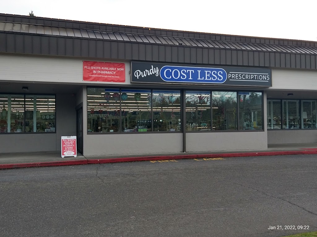 Purdy Costless Pharmacy | 14218 92nd Ave NW, Gig Harbor, WA 98329, USA | Phone: (253) 857-7797