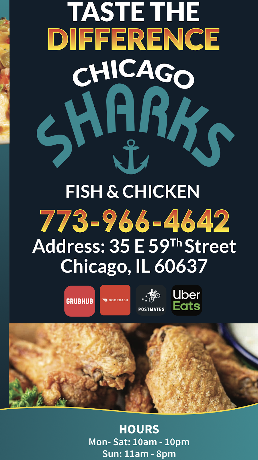 Chicago sharks | 35 E 59th St, Chicago, IL 60637, USA | Phone: (773) 966-4642