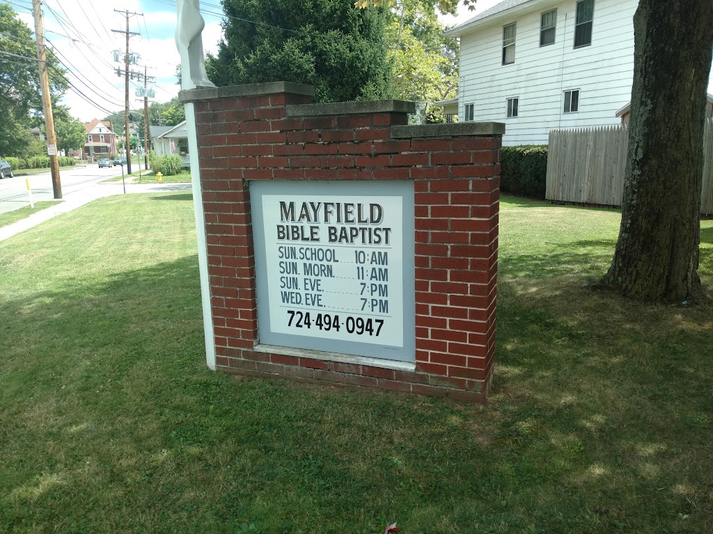 Mayfield Bible Baptist Church | 501 37th St, Beaver Falls, PA 15010, USA | Phone: (724) 494-0947