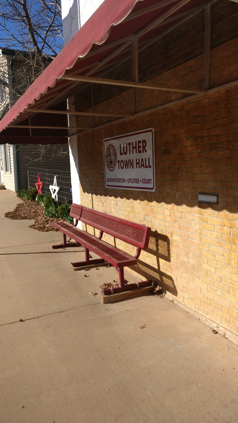 Luther Town Hall | 108 S Main St, Luther, OK 73054, USA | Phone: (405) 277-3833