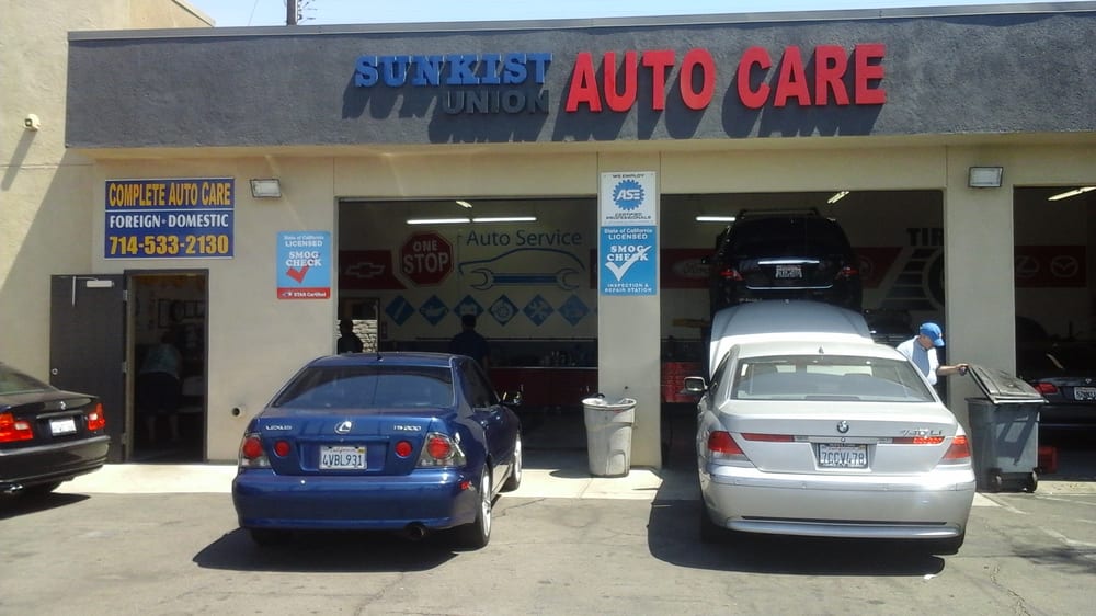 Sunkist Union Auto care | 1200 N East St, Anaheim, CA 92805, USA | Phone: (714) 533-2130