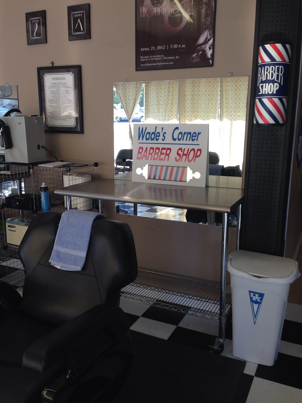 Wades Corner Barber Shop | 321 E Main St, Wilmore, KY 40390, USA | Phone: (859) 492-0348