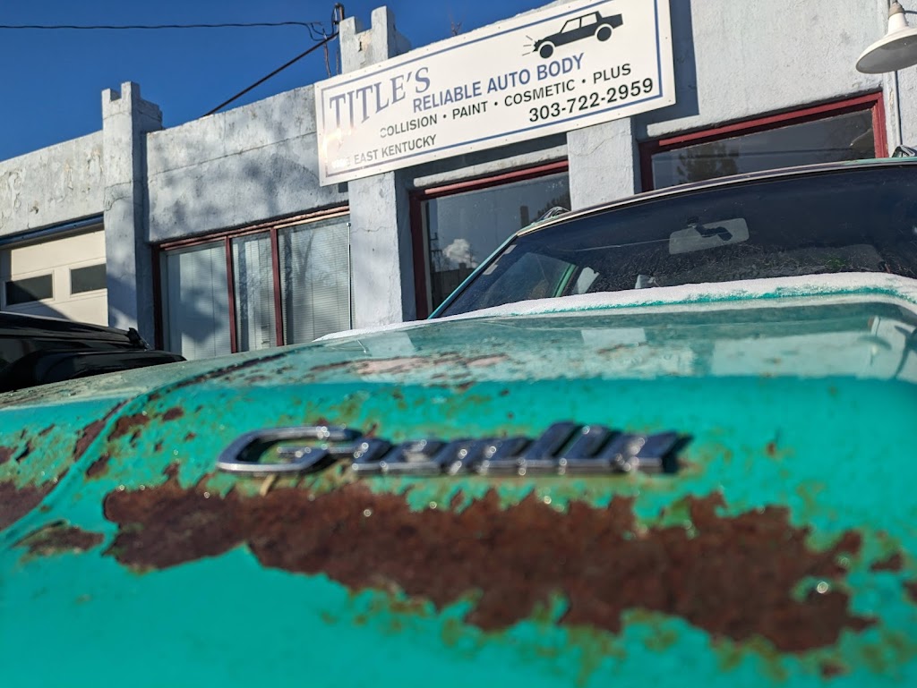 Titles Reliable Auto Body | 661 E Kentucky Ave #665, Denver, CO 80209, USA | Phone: (303) 722-2959