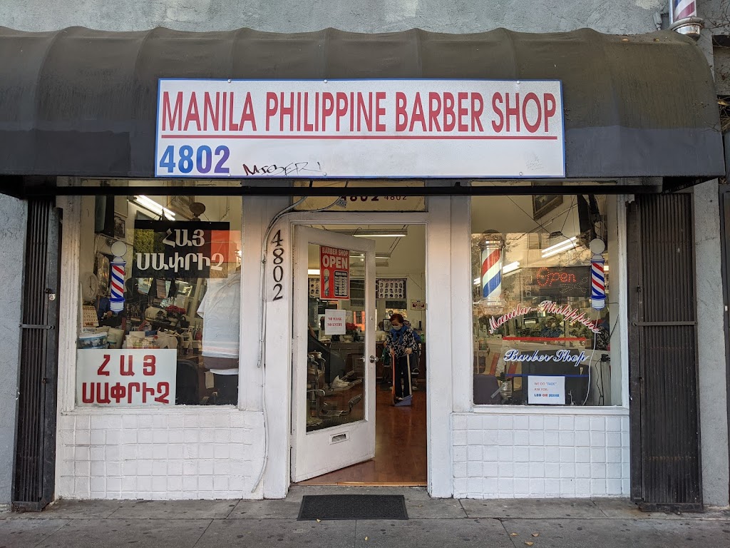 Manila Philippine Barber Shop | 4802 Santa Monica Blvd, Los Angeles, CA 90029, USA | Phone: (323) 661-7302