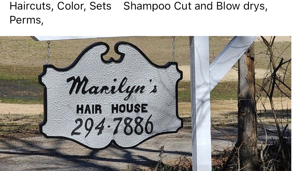 Marilyns Hair House | 671 Green Gable Rd, Blackstone, VA 23824, USA | Phone: (434) 294-7886