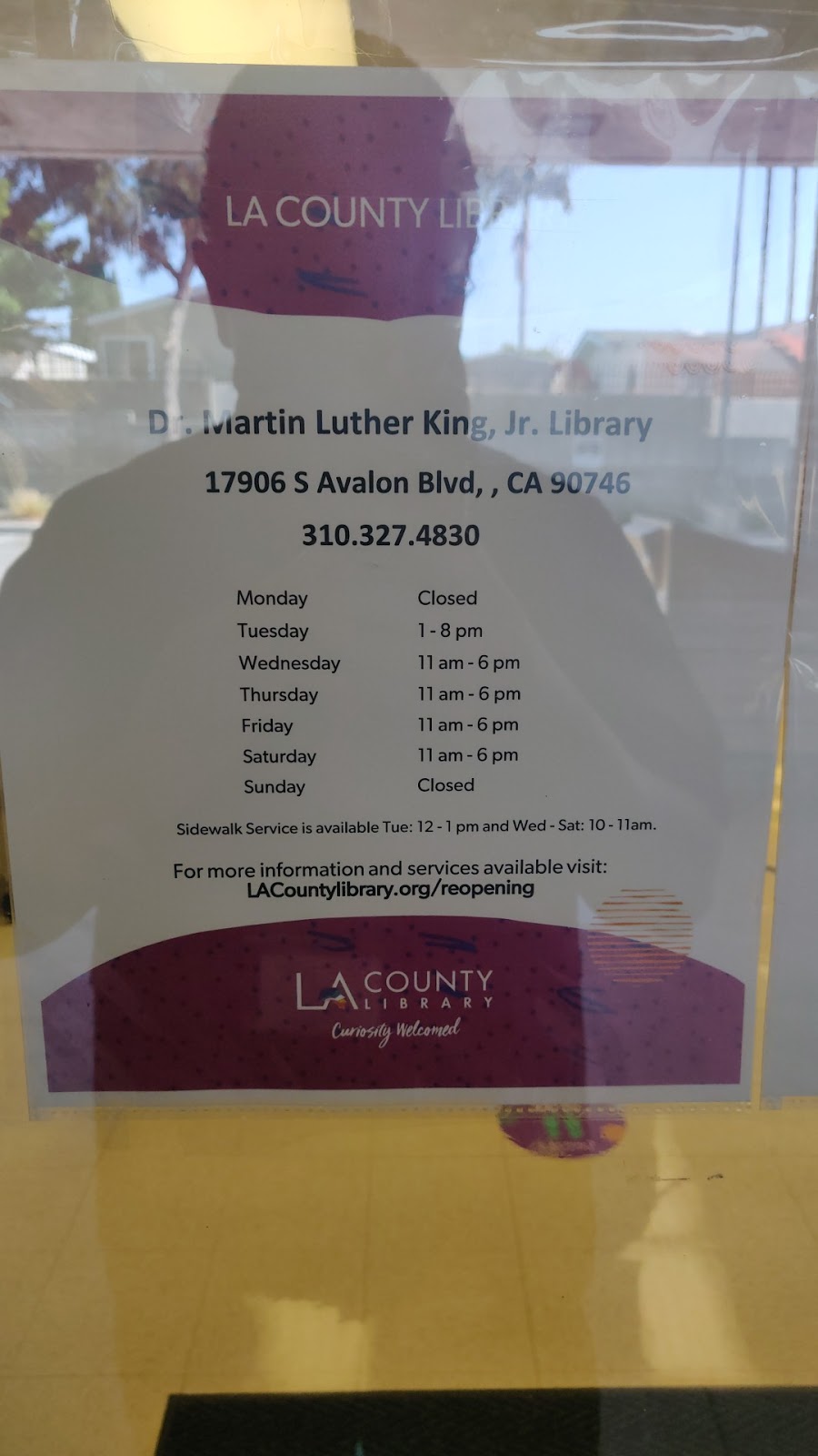 Dr. Martin Luther King, Jr. Library | 17906 S Avalon Blvd, Carson, CA 90746, USA | Phone: (310) 327-4830