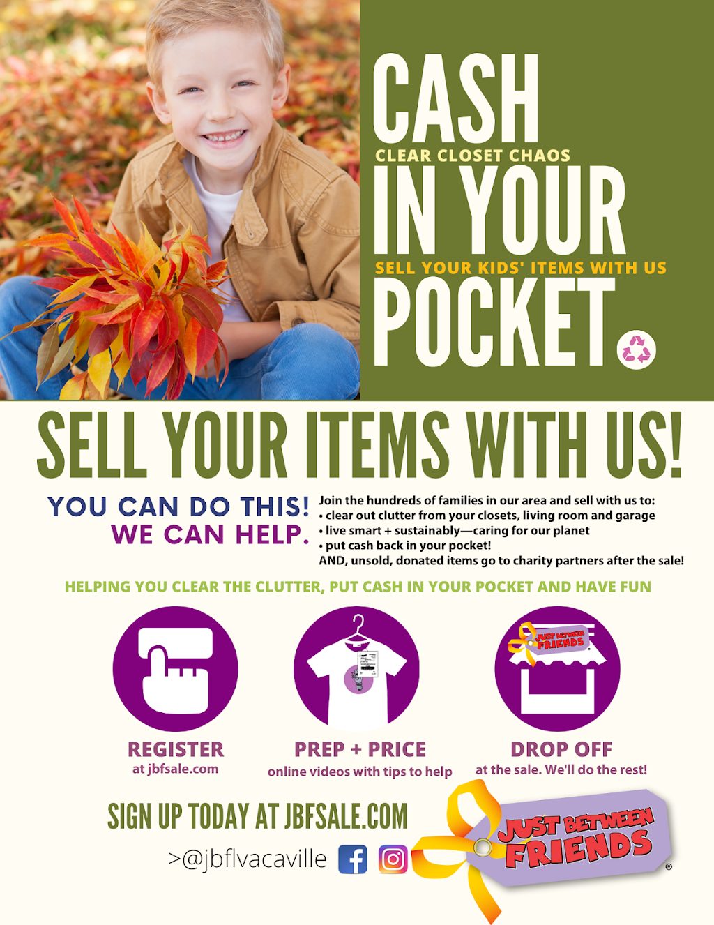 Just Between Friends Vacaville | 6391 Leisure Town Rd, Vacaville, CA 95687, USA | Phone: (707) 761-2984