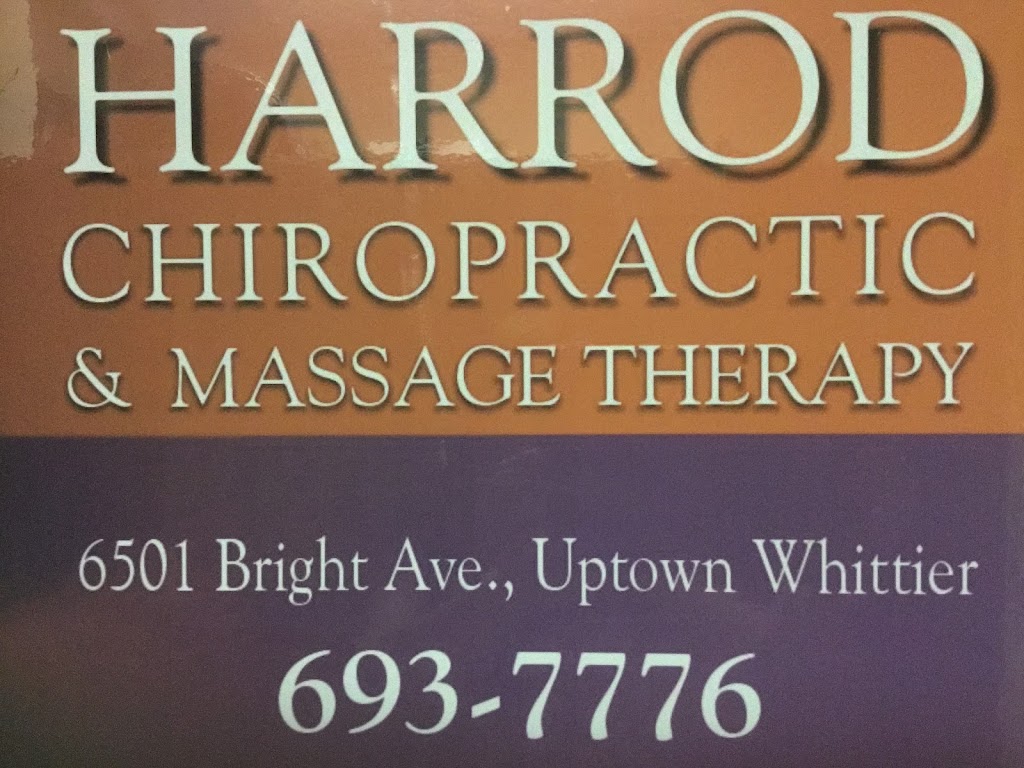 Harrod Chiropractic | 6501 Bright Ave, Whittier, CA 90601, USA | Phone: (562) 693-7776