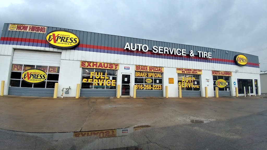 Calverts Express Auto Service & Tire Raytown | 9710 E E State Rte 350, Raytown, MO 64133, USA | Phone: (816) 268-2223