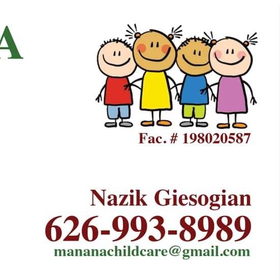 Giesogian Family Child Care | 1916 E Washington Blvd, Pasadena, CA 91104, USA | Phone: (626) 993-8989
