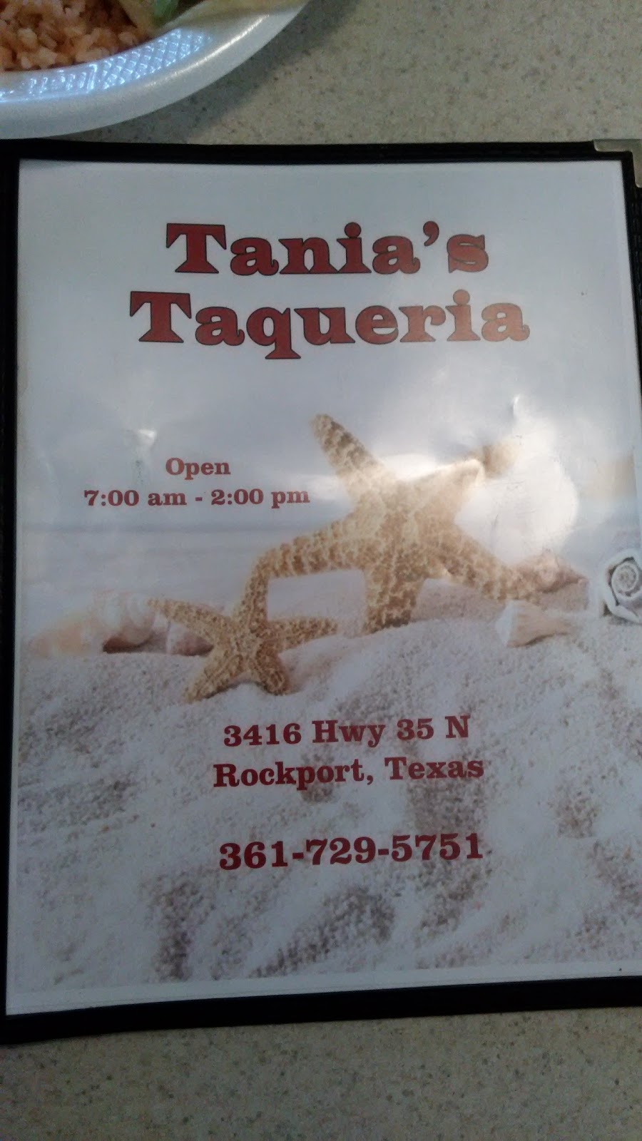 Tanias Taqueria | 3416 TX-35, Fulton, TX 78358, USA | Phone: (361) 729-5751