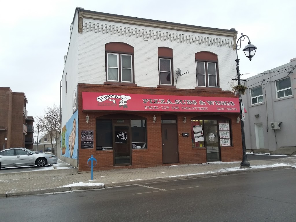 Tonys Pizzeria | 32 Front St N, Thorold, ON L2V 1X5, Canada | Phone: (905) 227-5676