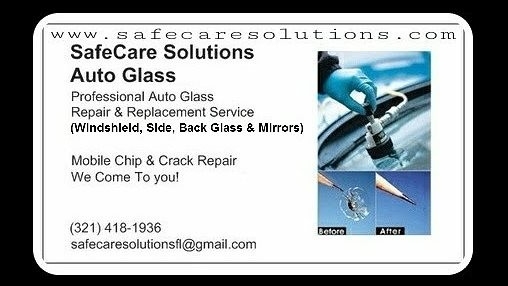 SafeCare Solutions Auto Glass® | 3000 Inca Ct, Deltona, FL 32738, USA | Phone: (321) 418-1936