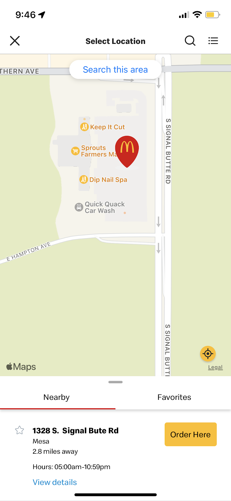 McDonalds | 1328 S Signal Butte Rd, Mesa, AZ 85209, USA | Phone: (480) 597-3718