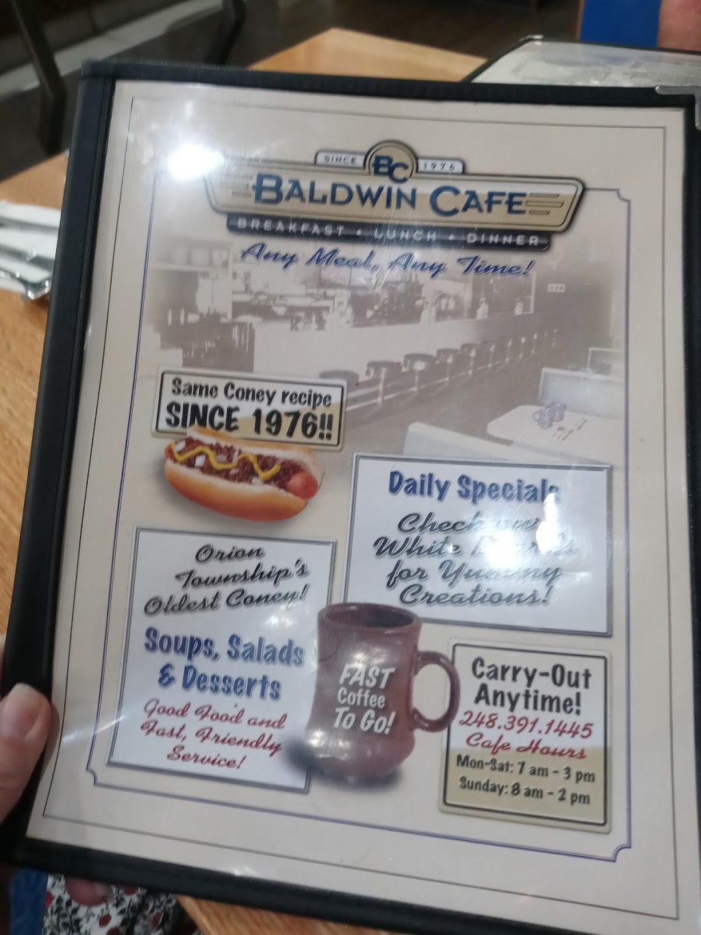 Baldwin Cafe | 3010 S Baldwin Rd, Lake Orion, MI 48359 | Phone: (248) 391-1445