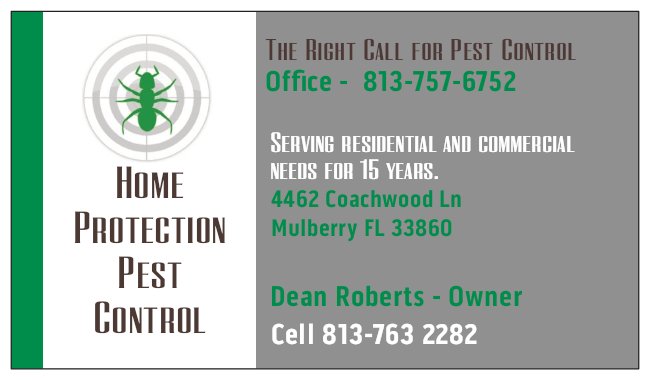 Home Protection Pest Control | 1105 Woodlawn Ave, Plant City, FL 33563, USA | Phone: (813) 757-6752