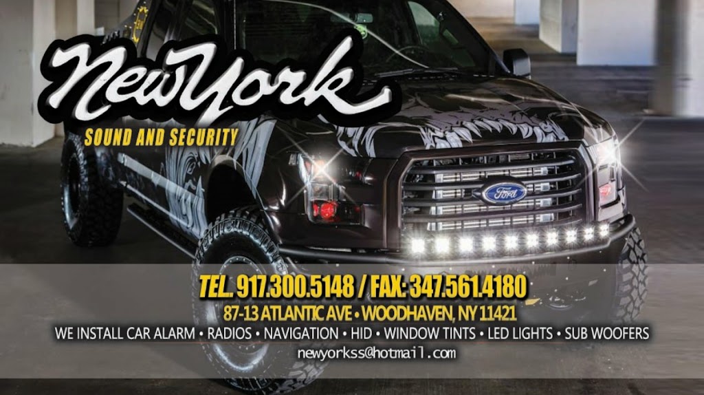 New York Sound and Security | 87-13 Atlantic Ave, Woodhaven, NY 11421, USA | Phone: (917) 300-5148