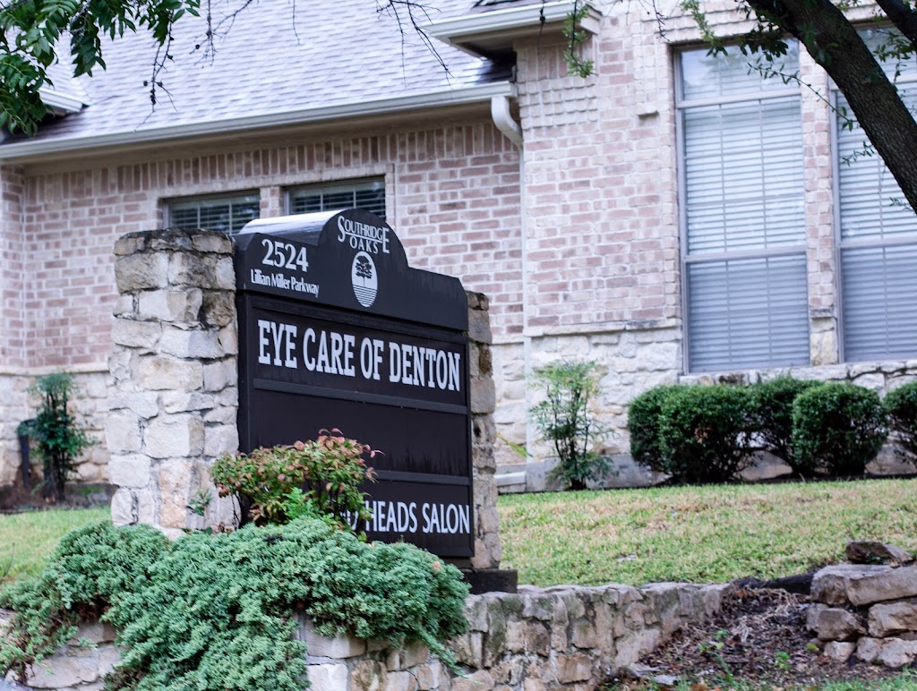 Eye Care of Denton | 2524 Lillian Miller Pkwy #100, Denton, TX 76210, USA | Phone: (940) 891-0484