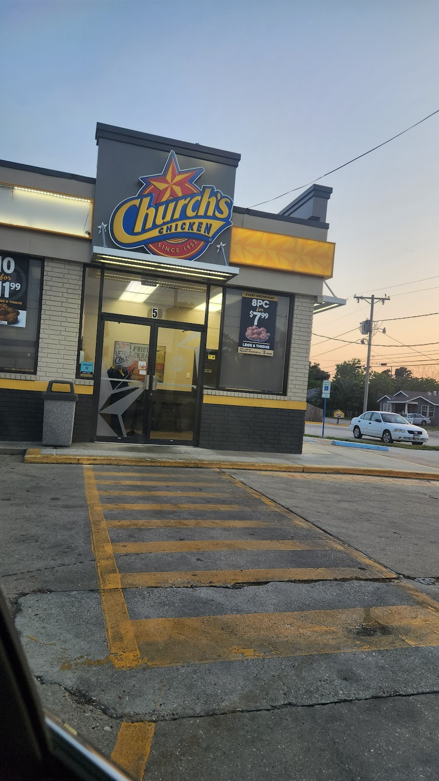 Churchs Texas Chicken | 750 Grand Caillou Rd, Houma, LA 70363, USA | Phone: (985) 857-8913