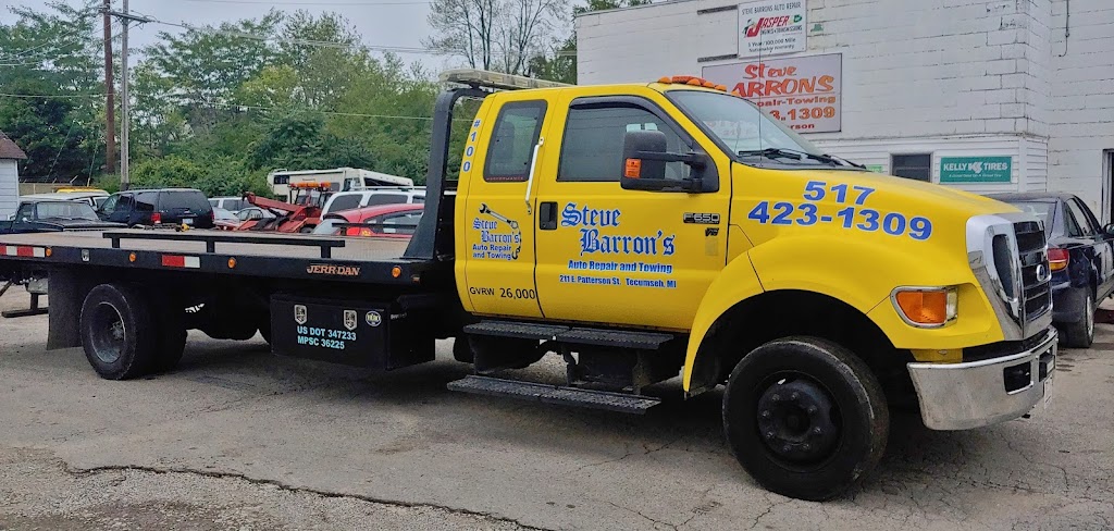 Steve Barrons Auto Repair & Towing | 211 E Patterson St, Tecumseh, MI 49286 | Phone: (888) 492-5901