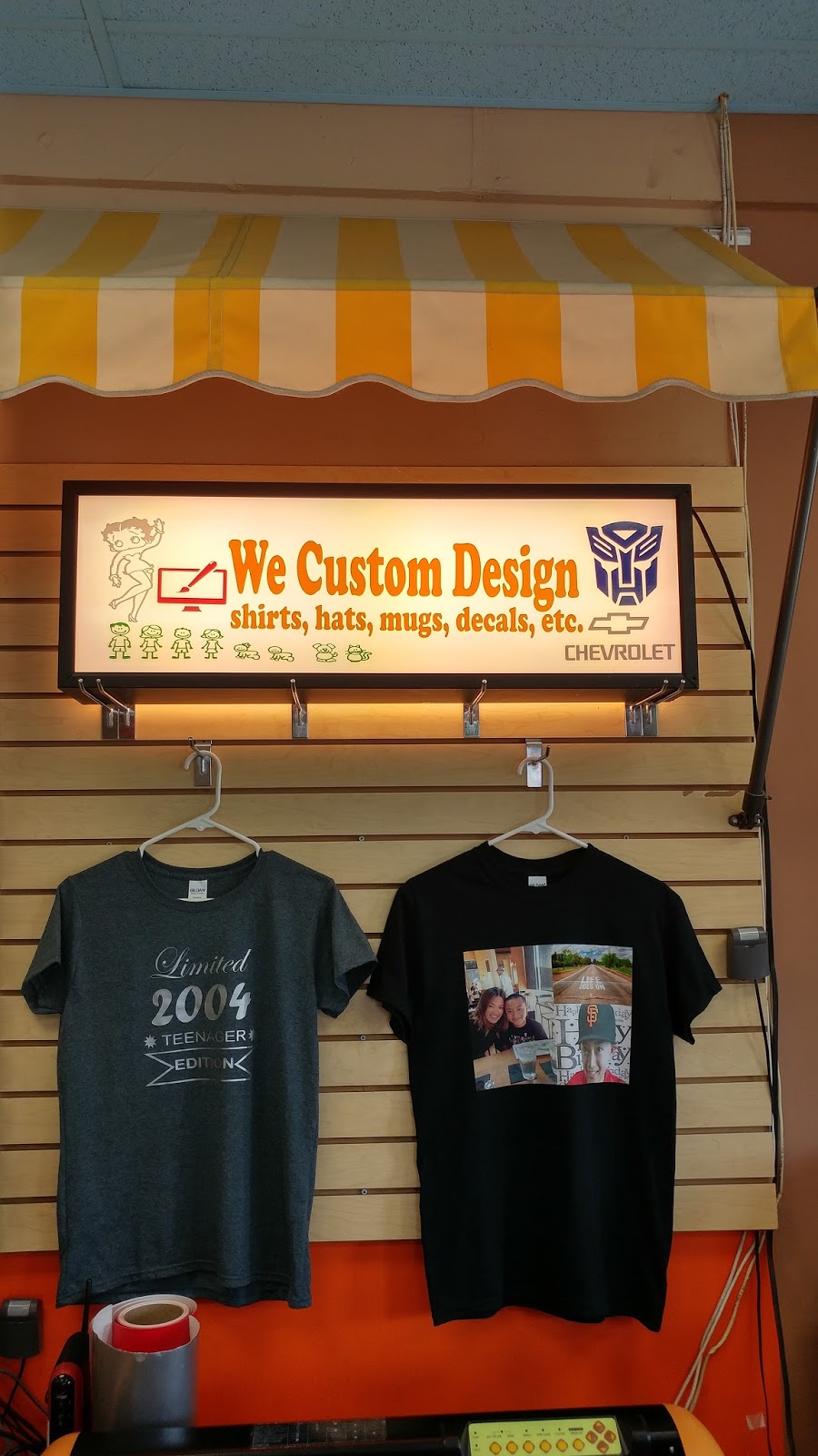 A+ Awesome Custom Design print | 2929 S Vineyard Ave SuiteA, Ontario, CA 91761, USA | Phone: (909) 923-0206