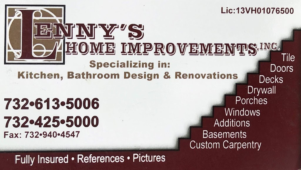 Lennys Home Improvements | 439 Old Bridge Turnpike # 2, East Brunswick, NJ 08816, USA | Phone: (732) 613-5006