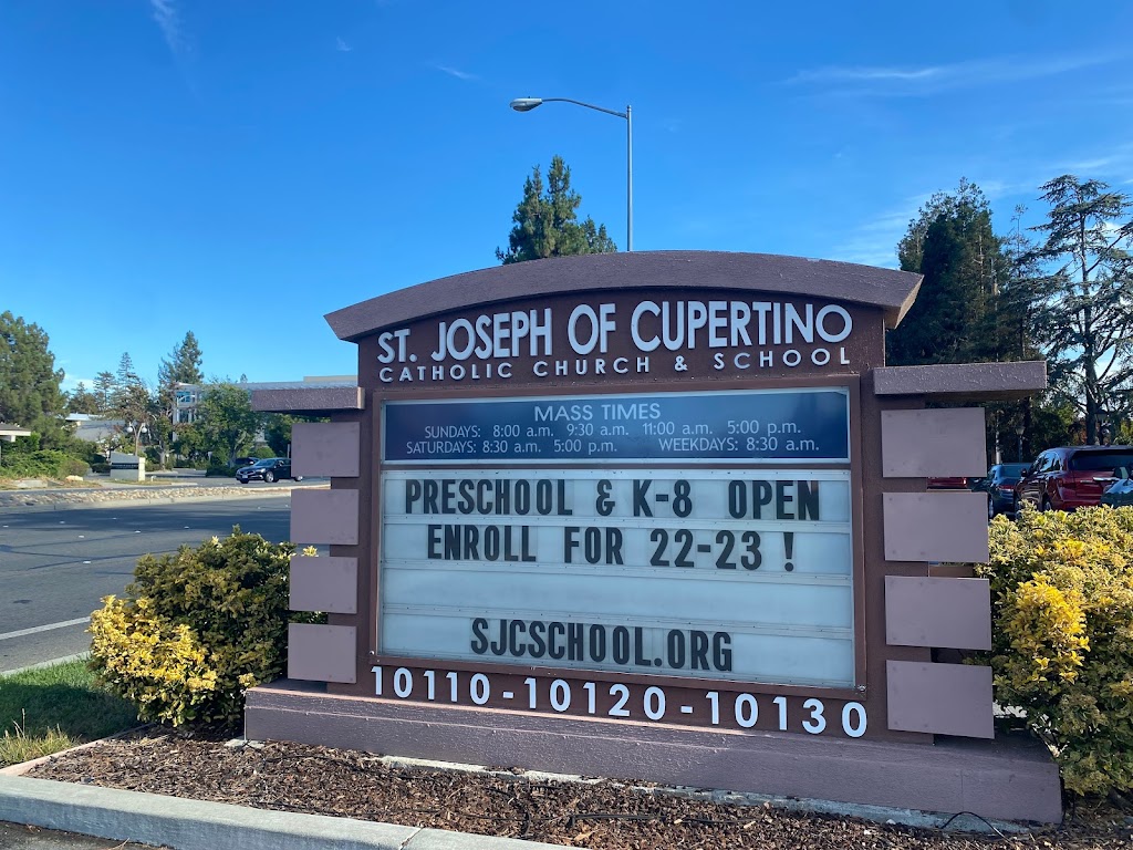 St. Joseph of Cupertino School | 10120 N De Anza Blvd, Cupertino, CA 95014, USA | Phone: (408) 252-6441