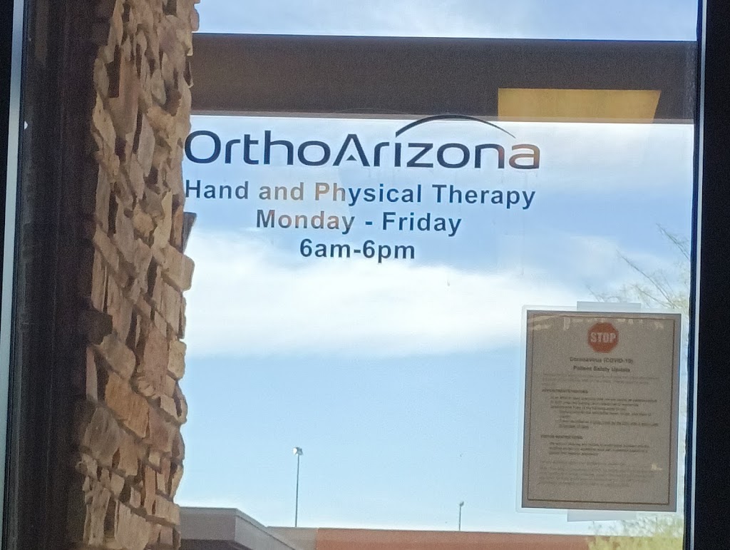 Ortho Arizona Hand and Physical Therapy | 5099-5035 W Tonopah Dr, Glendale, AZ 85308, USA | Phone: (623) 253-3418