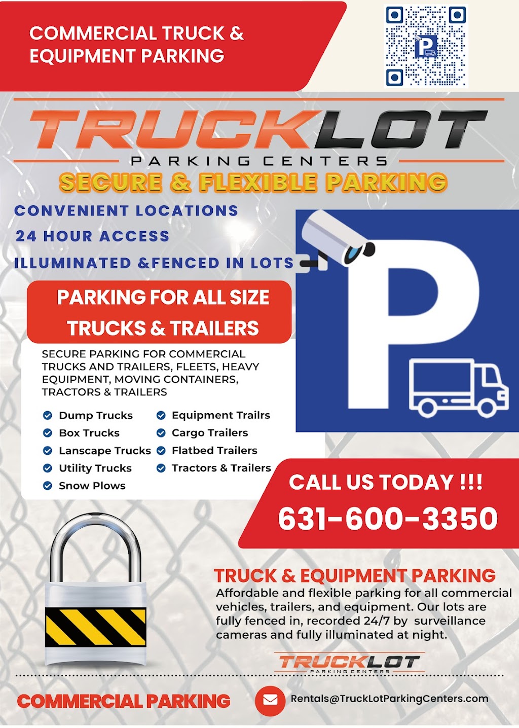 TruckLot Parking Centers | 185 W 9th St, Huntington Station, NY 11746, USA | Phone: (631) 600-3350