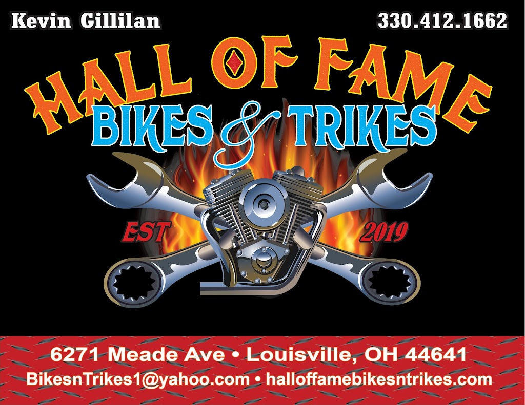 Hall Of Fame Bikes and Trikes of Ohio LLC | 6271 Meade Rd NE, Louisville, OH 44641, USA | Phone: (330) 412-1662