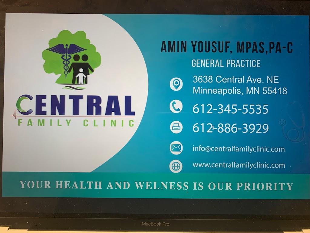 Central Family Clinic | 3638 NE Central Ave, Minneapolis, MN 55418, USA | Phone: (612) 345-5535