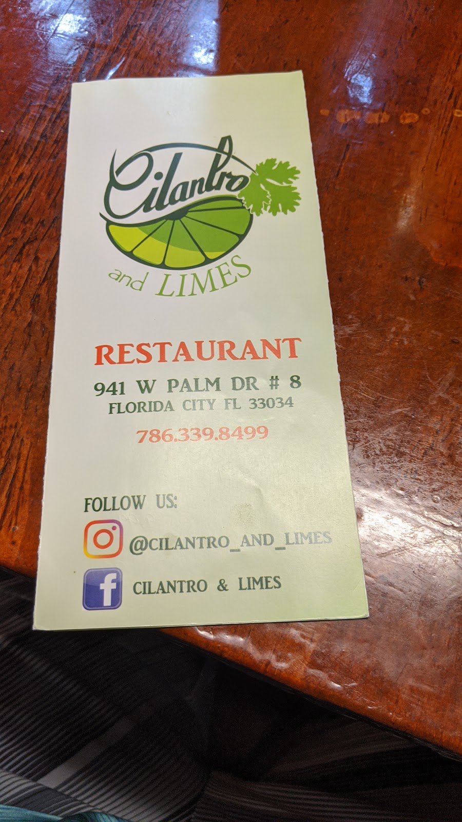 Cilantro and Limes, Inc | 941 W Palm Dr Ste 8, Florida City, FL 33034, USA | Phone: (786) 339-8499