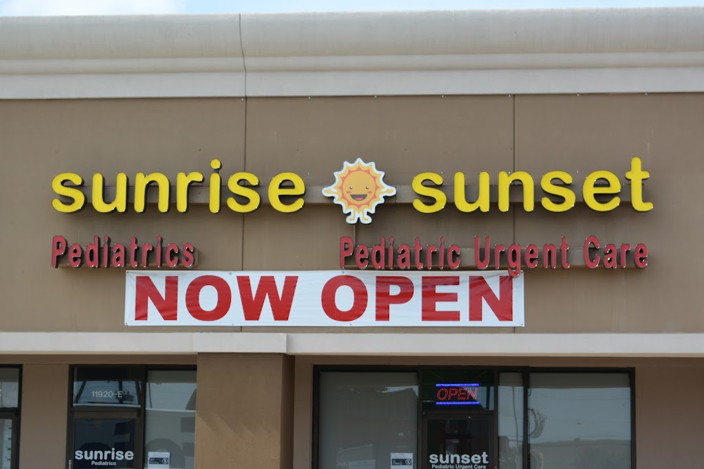 Sunset Pediatric Urgent Care | 11920 Westheimer Rd Ste F, Houston, TX 77077, USA | Phone: (281) 920-5446