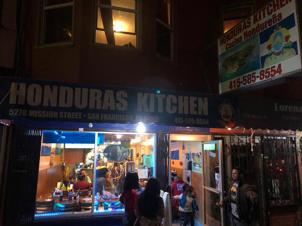 Honduras kitchen | 5278 Mission St, San Francisco, CA 94112, USA | Phone: (415) 585-8554