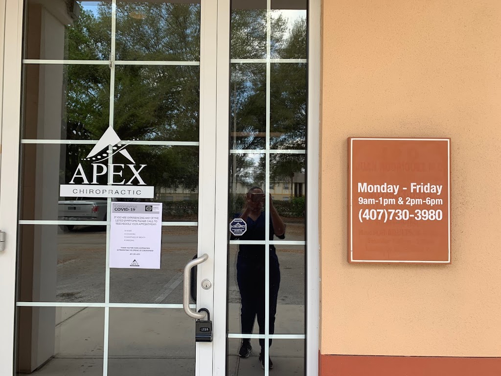 Apex Chiropractic | 1900 N Central Ave, Kissimmee, FL 34741, USA | Phone: (407) 201-4291