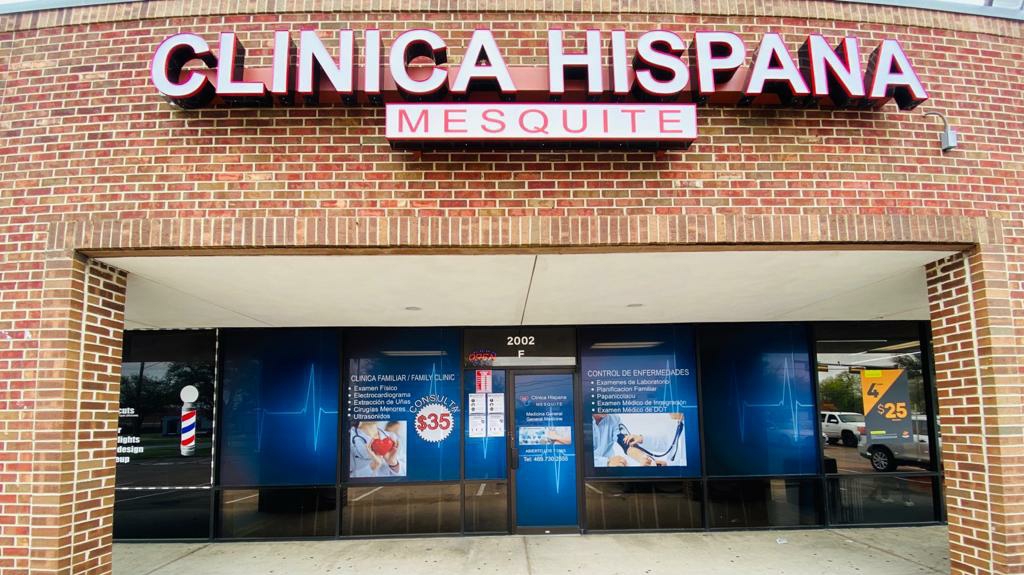 Clinica Hispana Mesquite | 2002 N Galloway Ave, Mesquite, TX 75149, USA | Phone: (469) 730-2555