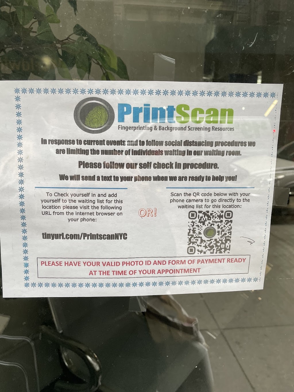 IdentoGO / TSA PreCheck / Print Scan | 247 West 35th Street, First Flr, Christopher St, New York, NY 10001, USA | Phone: (877) 472-6915