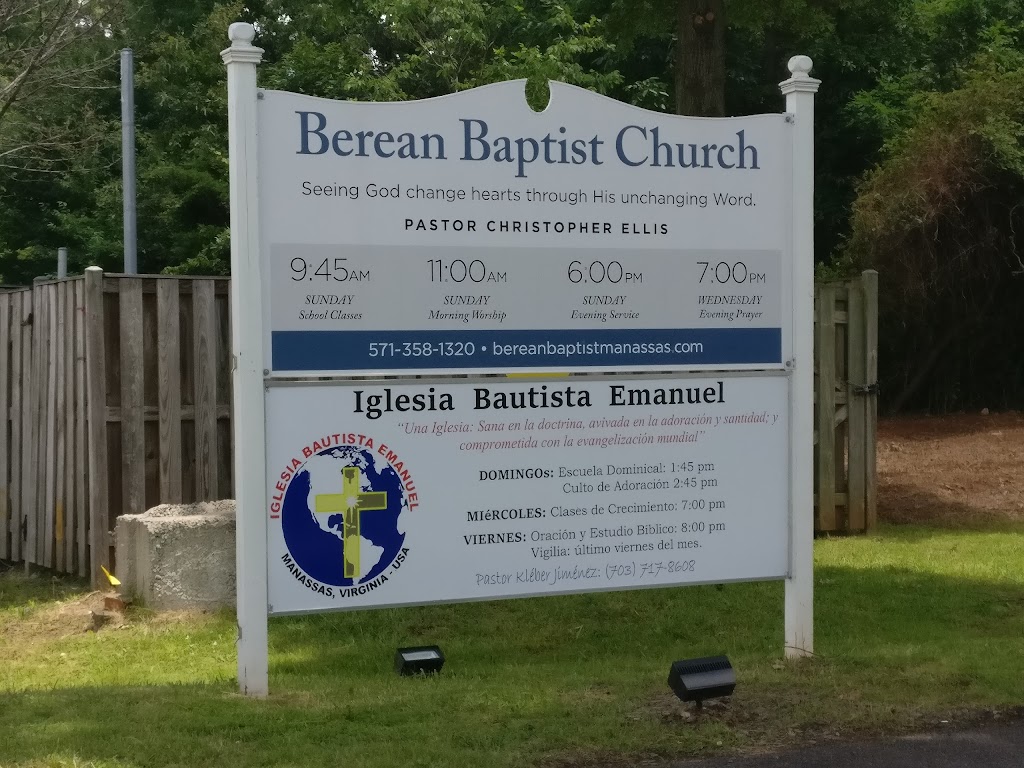 Berean Baptist Church | 10213 Nokesville Rd, Manassas, VA 20110 | Phone: (571) 358-1320