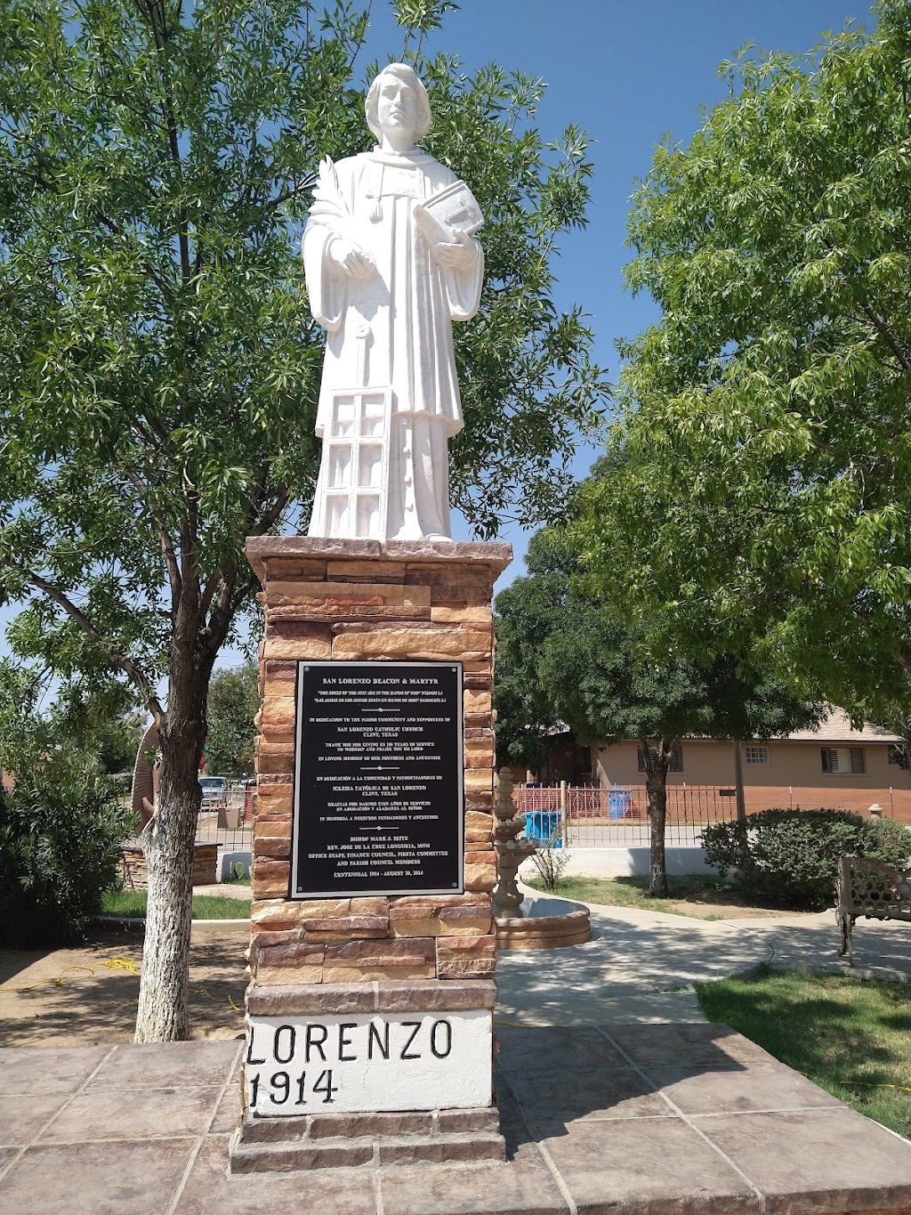 San Lorenzo Catholic Church | 611 Avenida De San Lorenzo, Clint, TX 79836, USA | Phone: (915) 851-2255