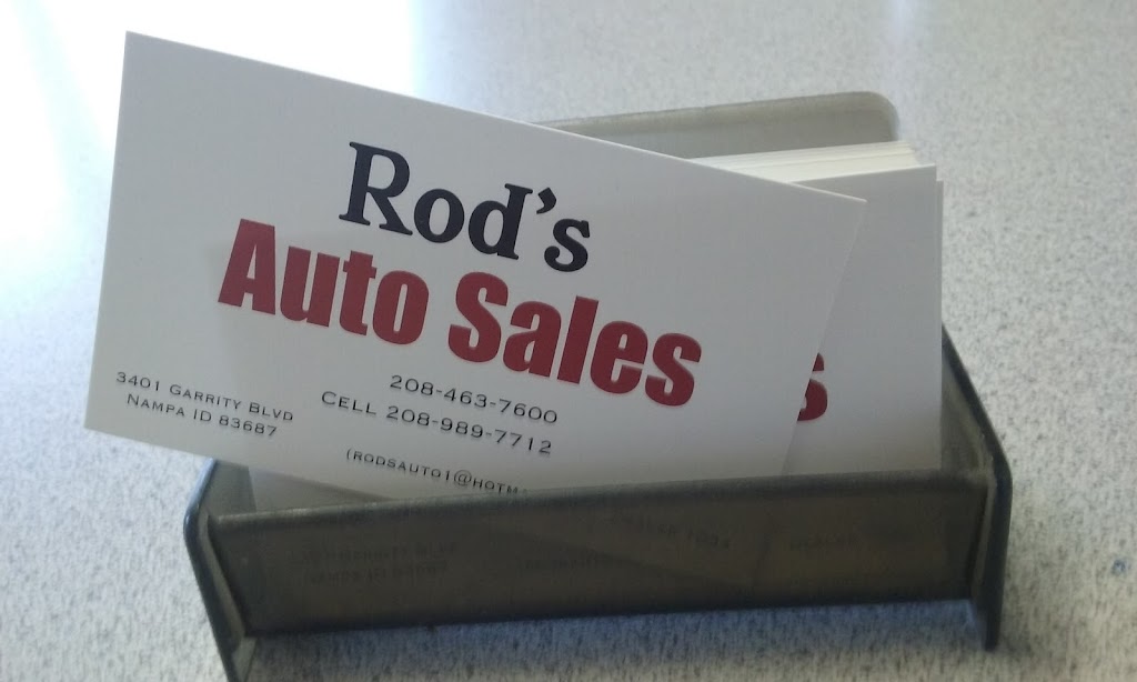 Rods Auto Sales | 3401 Garrity Blvd, Nampa, ID 83687, USA | Phone: (208) 989-7712