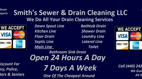 Smiths Sewer & Drain Cleaning LLC | 4054 Palm Ave, Lorain, OH 44055, USA | Phone: (440) 242-8704