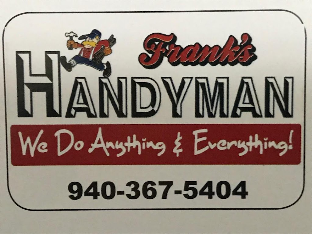 Franks Handyman Service, LLC. | 935 E McDonald Dr Ste. #1, Pilot Point, TX 76258, USA | Phone: (940) 367-5404