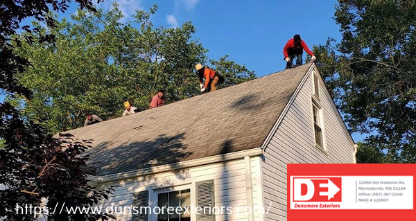 Dunsmore Exteriors Roofing | 12060 Old Frederick Rd, Marriottsville, MD 21104, USA | Phone: (410) 575-3773