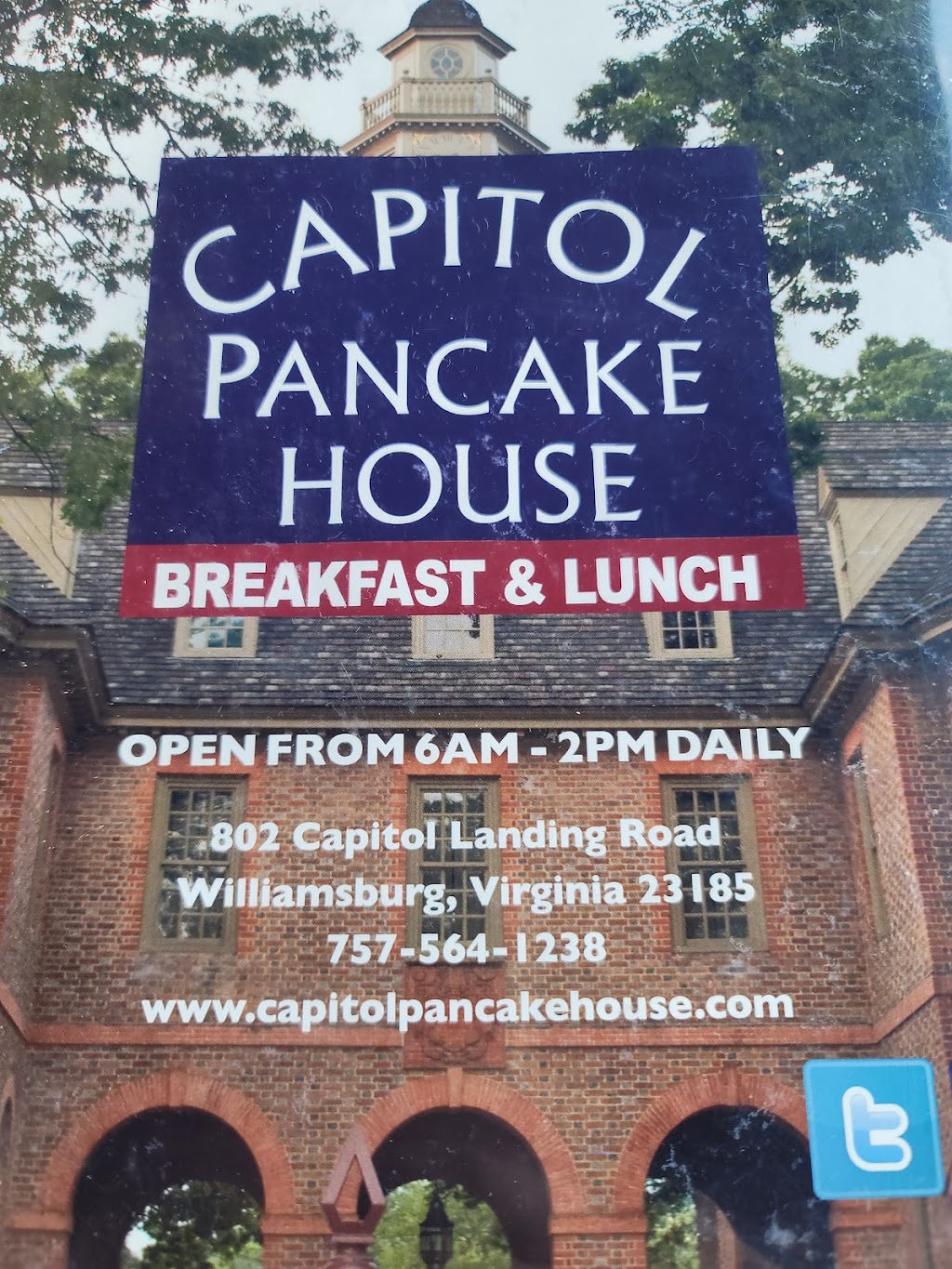 Capitol Pancake House | 802 Capitol Landing Rd, Williamsburg, VA 23185, USA | Phone: (757) 564-1238