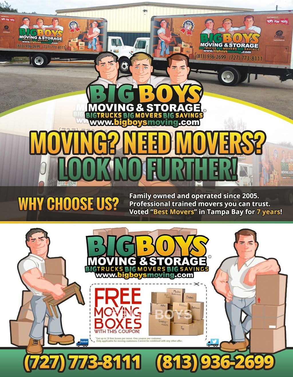 Tampa Bay Office Movers | 2100 Calumet St, Clearwater, FL 33765, USA | Phone: (813) 616-8851