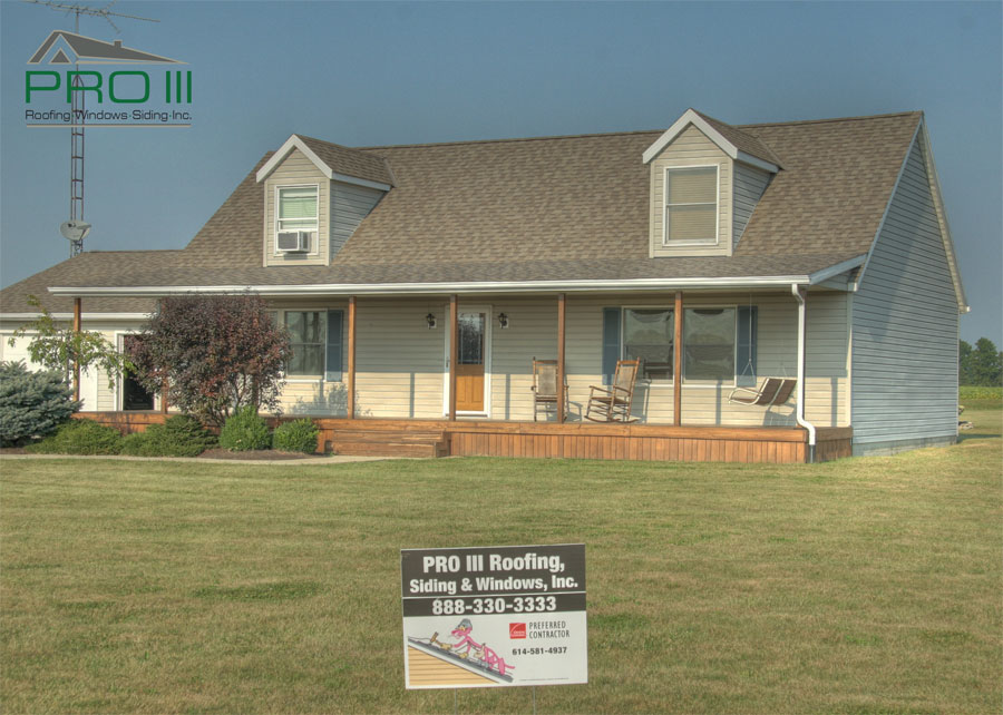 Pro III Roofing Siding Windows | 27732 Zook Rd, Richwood, OH 43344, USA | Phone: (614) 581-4937