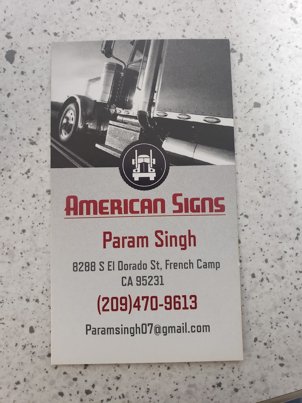 AMERICAN SIGNS | 8627 S Priest Rd, French Camp, CA 95231, USA | Phone: (209) 470-9613