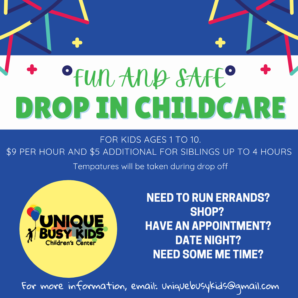 Unique Busy Kids | 3405 Lewiston Rd Suite B, Greensboro, NC 27410, USA | Phone: (336) 291-3897